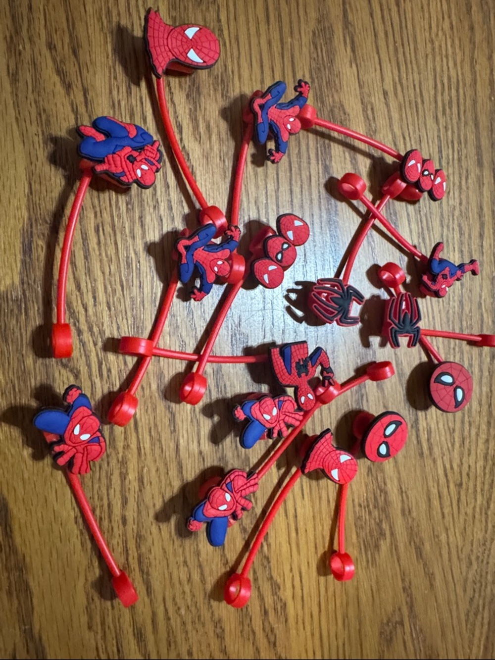 Spider-Man set of 16 Assorted Straw Toppers